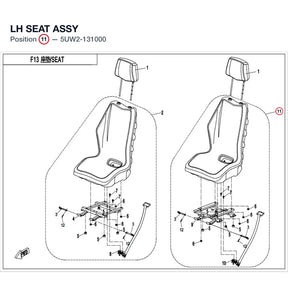 LH SEAT ASSY product image