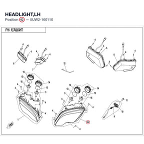 HEADLIGHT,LH product image