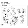 TAIL LIGHT, LH product image