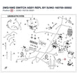 2WD/4WD SWITCH ASSY REPL BY 5UW2-160700-00002 product image