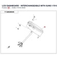 LCD DASHBOARD - INTERCHANGEABLE WITH  5UW2-170100-00001 product image