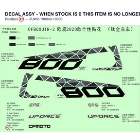 DECAL ASSY - WHEN STOCK IS 0 THIS ITEM IS NO LONGER AVAILABLE product image