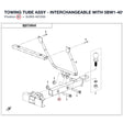 TOWING TUBE ASSY - INTERCHANGEABLE WITH  5BW1-401200 product image