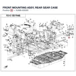 FRONT MOUNTING ASSY, REAR GEAR CASE product image