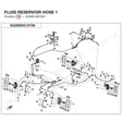 FLUID RESERVOIR HOSE 1 product image