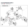 FLUID RESERVOIR HOSE 2 product image
