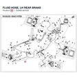 FLUID HOSE, LH REAR BRAKE product image