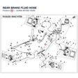 REAR BRAKE FLUID HOSE product image