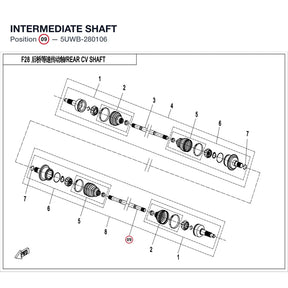 INTERMEDIATE SHAFT product image
