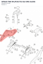Diagram preview: SPOILR TNK RH JP181752 ELE ORG GLOSS (96008051033EB)
