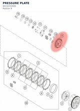 Diagram preview: PRESSURE PLATE (90232103000)
