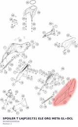 Diagram preview: SPOILER T LHJP181731 ELE ORG META GL+DCL (96308050000EDA)