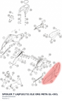 Diagram preview: SPOILER T LHJP181731 ELE ORG META GL+DCL (96308050000EDA)