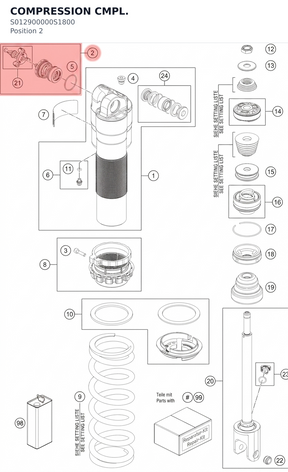 Diagram preview: COMPRESSION CMPL. (S012900000S1800)