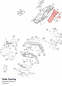 Diagram preview: Side fairing (61608041000KCA)