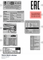 Diagram preview: TECH PACK sticker (A67607096000)
