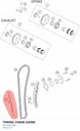 Diagram preview: TIMING CHAIN GUIDE (90136001000)
