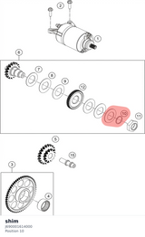 Diagram preview: shim (J690001614000)