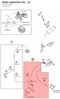 Diagram preview: EVAP CANISTER CPL. '12 (78115001033)