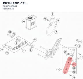 Diagram preview: PUSH ROD CPL. (60313056044)
