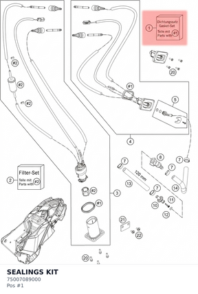 Diagram preview: SEALINGS KIT (75007089000)