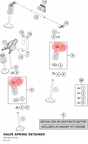 Diagram preview: VALVE SPRING RETAINER (76636032100)