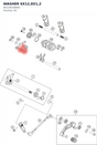 Diagram preview: WASHER 6X12,8X1,2 (90134039000)