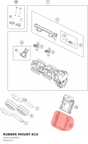 Diagram preview: RUBBER MOUNT ECU (C63511033050)
