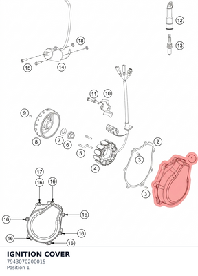 Diagram preview: IGNITION COVER (7943070200015)