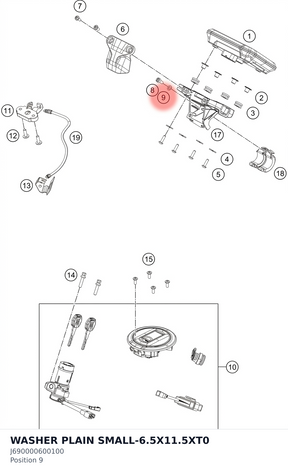 Diagram preview: WASHER PLAIN SMALL-6.5X11.5XT0 (J690000600100)