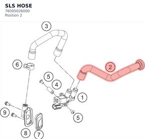 Diagram preview: SLS HOSE (76005026000)