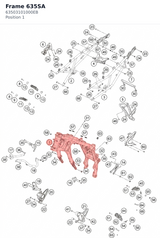 Diagram preview: Frame 635SA (63503101000EB)