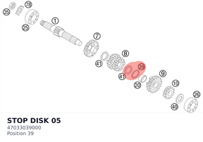 Diagram preview: STOP DISK                   05 (47033039000)