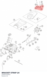 Diagram preview: BRACKET STRAP LH (J340003200901)