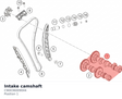 Diagram preview: Intake camshaft (C90036009044)