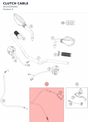 Diagram preview: CLUTCH CABLE (90102090000)