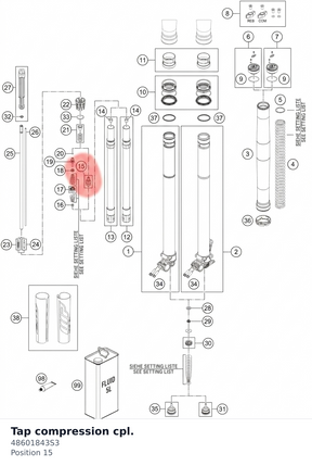 Diagram preview: Tap compression cpl. (48601843S3)