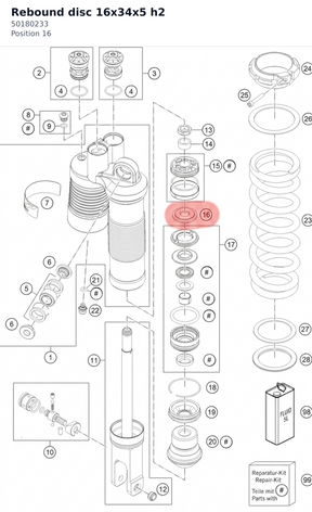 Diagram preview: Rebound disc 16x34x5 h2 (50180233)