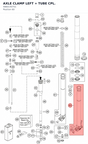 Diagram preview: AXLE CLAMP LEFT + TUBE    CPL. (48601407S1)