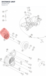 Diagram preview: DISTANCE UNIT (50439013100)