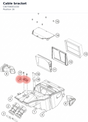 Diagram preview: Cable bracket (C90706001030)
