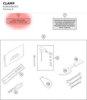 Diagram preview: CLAMP (62002080053)