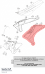 Diagram preview: Spoiler left (A46008050000EBA)