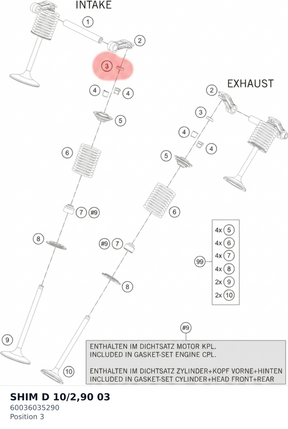 Diagram preview: SHIM D 10/2,90              03 (60036035290)