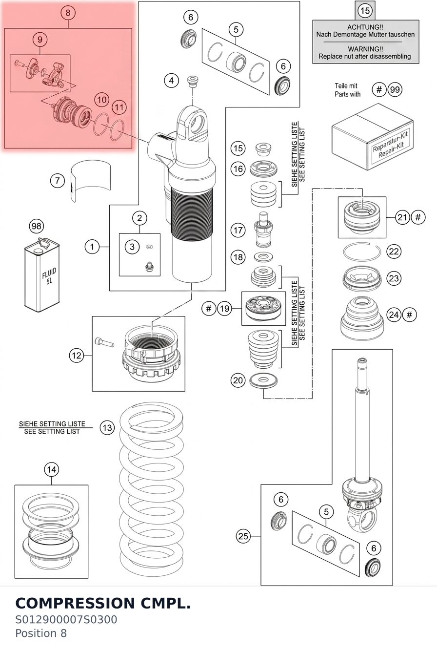 Diagram preview: COMPRESSION CMPL. (S012900007S0300)