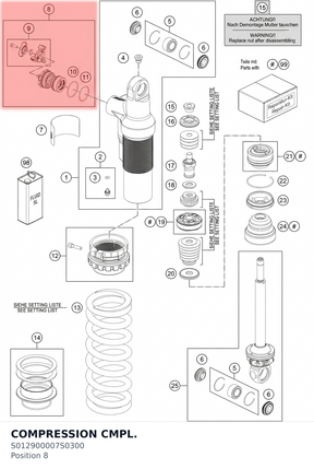 Diagram preview: COMPRESSION CMPL. (S012900007S0300)