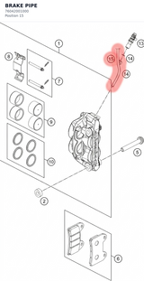 Diagram preview: BRAKE PIPE (76042001000)