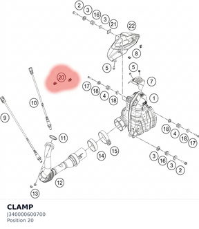 Diagram preview: CLAMP (J340000600700)