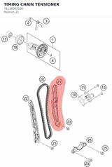 Diagram preview: TIMING CHAIN TENSIONER (78136002100)