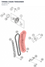 Diagram preview: TIMING CHAIN TENSIONER (78136002100)